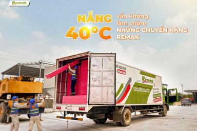 Nắng 40°C Vẫn Không Làm Chậm Những Chuyến Hàng Remak