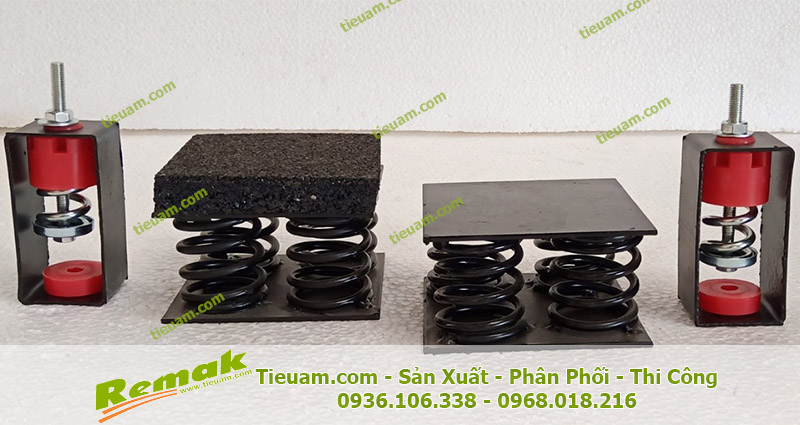 Lò xo giảm chấn cách âm sàn 2