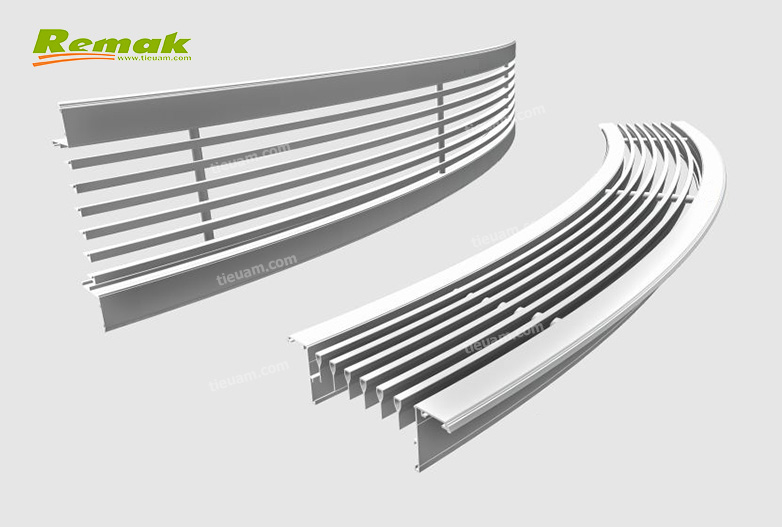 Cửa thông gió điều hòa dạng cong 2