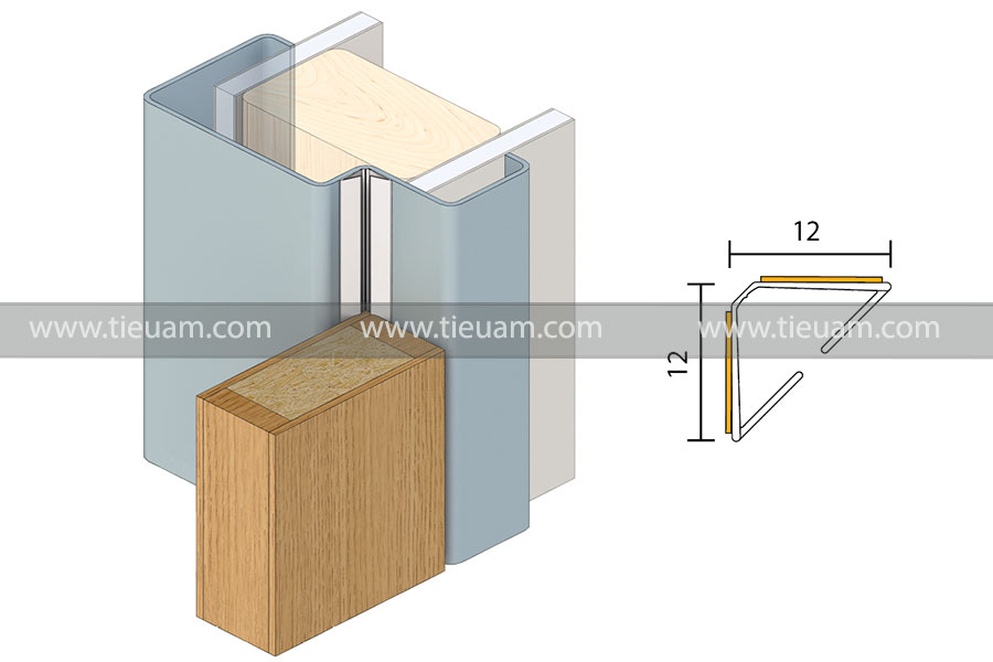Gioăng cách âm cửa chữ V Door Seals RDS150 4