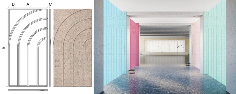 Len gỗ tiêu âm Remak® Acoustic WoodWool Arts 2