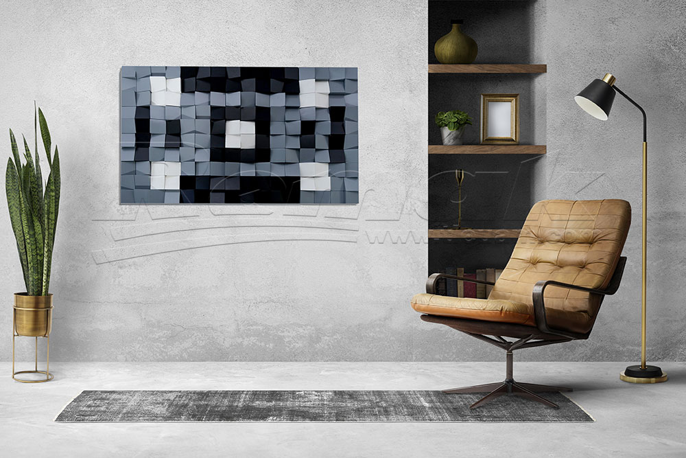 Combo viên gỗ thông Remak® Sound Diffuser cao cấp làm tranh tán âm nghệ thuật DIY 3