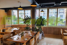Thi công gỗ tiêu âm sang trọng cho nhà hàng dê ré Song Dương 39-Trần Kim Xuyến