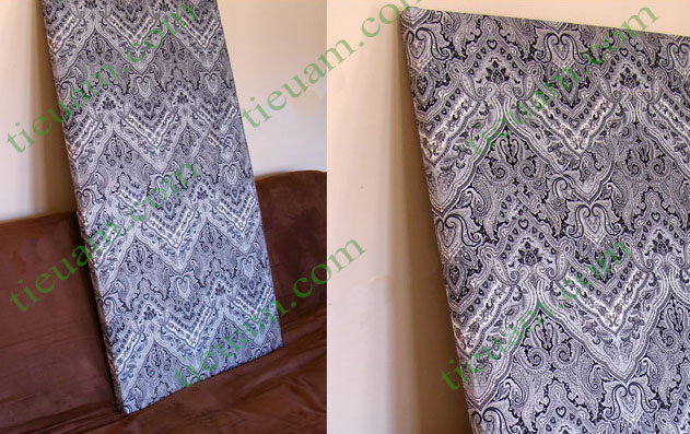bọc vải nỉ cho tấm tiêu âm